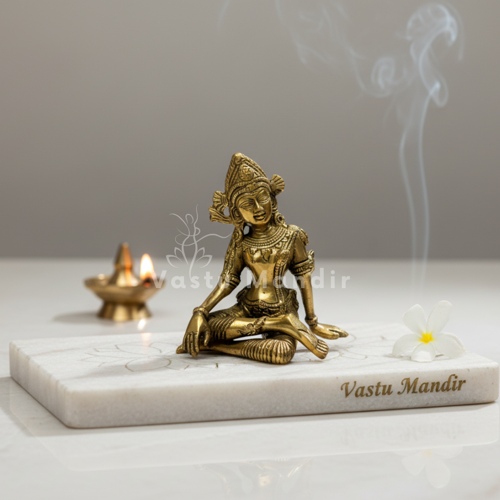Indra Dev 100% Pure Brass Statue Idol Decorative Showpiece for Home, Office and Gifting by Vastu Mandir