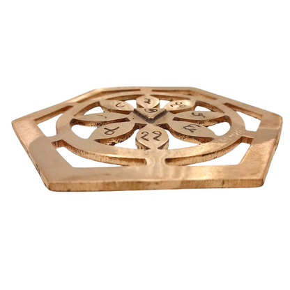Copper Bhoum Yantra – Vastu Remedy for South & South-West Prosperity Support | Stability & Financial Growth | 6 Inch