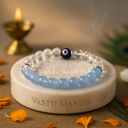 aquarius birthstone bracelet for clarity and communication

