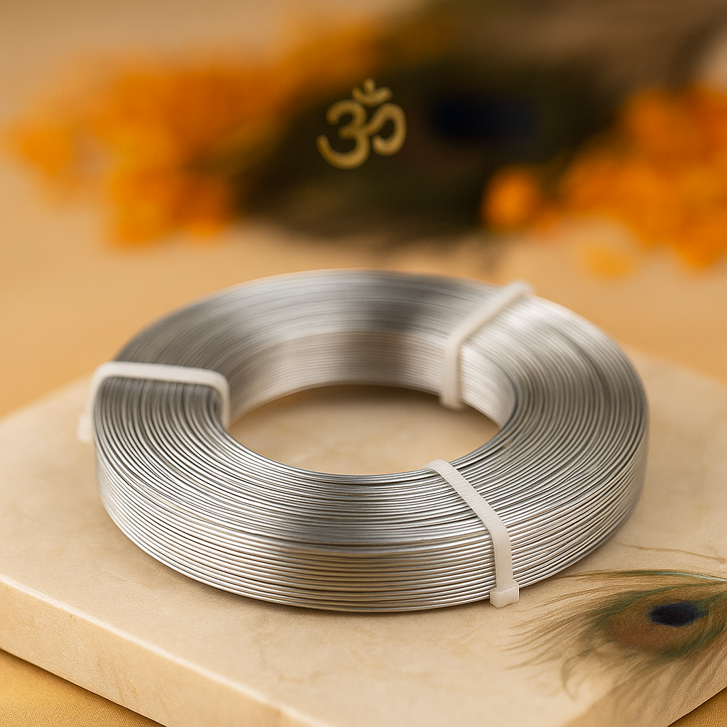 Premium Stainless Steel Strip Vastu Remedy 1mm Thick 1 Inch Width - 304 Grade for Toilet Blocking, Entrance Correction & Air Element Balancing Vastu Remedies in West Directions with Installation Guide 50/100/150 Feet by Vastu Mandir