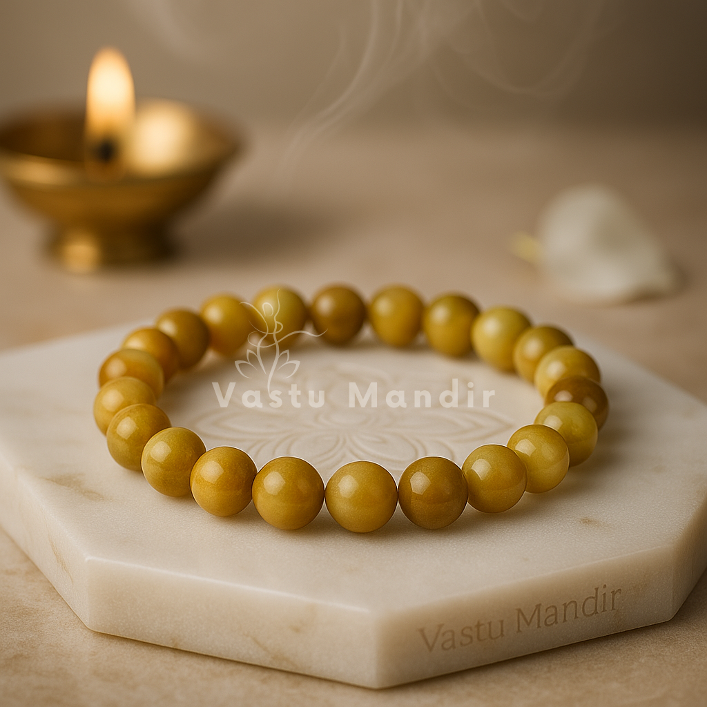 Premium Natural Cat’s Eye 8mm Bead Bracelet, Vastu Remedy for Sharp Focus