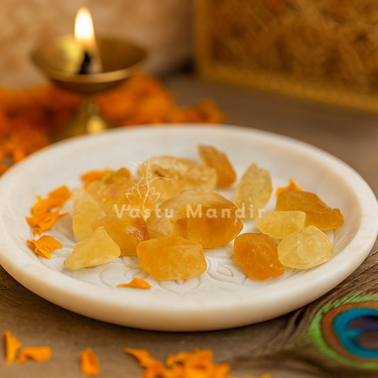 Natural Citrine Merchant Stone Rough Crystal for Abundance Manifestation, Solar Plexus Activation & Financial Success in Business Spaces, Prosperity Corners & Money Altars by Vastu Mandir
