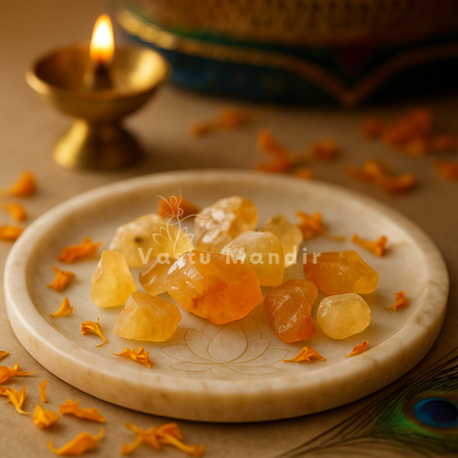 Raw Citrine Merchant Stone – Vastu Remedy for Abundance & Financial Success | Ideal for Money Altars & Business Desks | 100g / 500g / 1kg