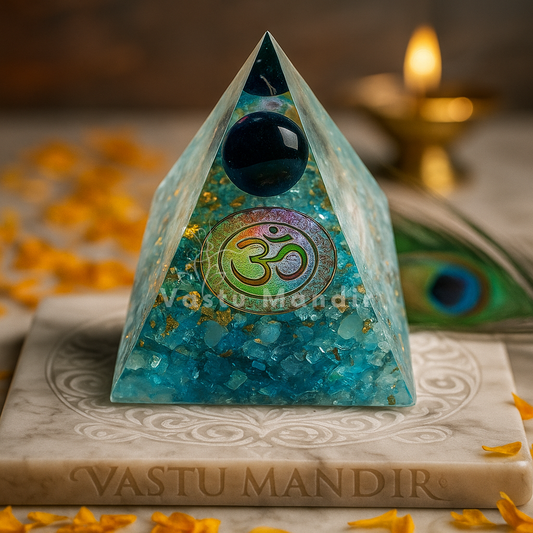 Vastu Sphere for Throat Chakra activation and energy dispersion in the East and West Vastu Zones.

