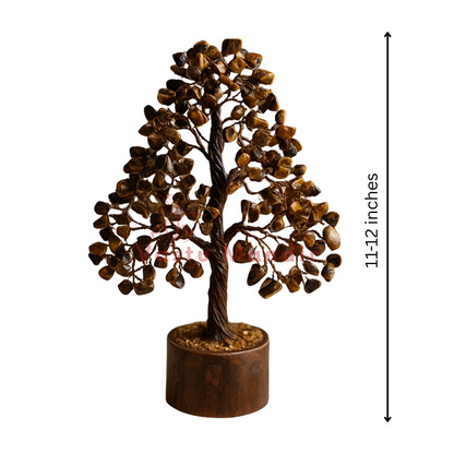 Premium Pyrite Vastu Tree (600 Beads, 12 Inch) for Action, Willpower, and Supreme Financial Defense | Vastu Crystal Tree for Business Success By Vastu Mandir