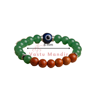 natural stone bracelet for emotional healing and cancer sign

