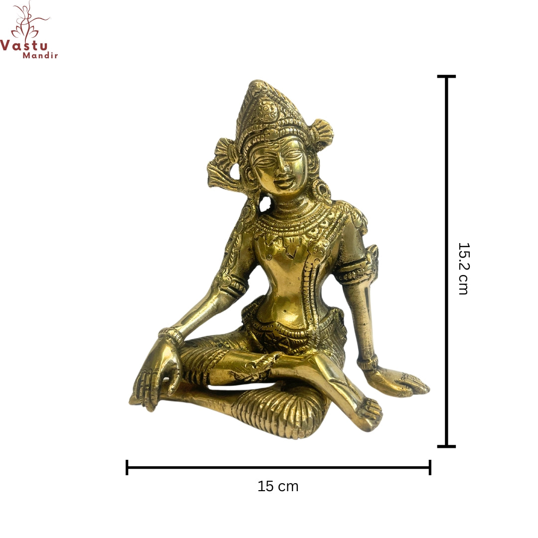 vastu mandir indra dev, vastu brass idol, brass items, premium indra dev ji statue in brass metal idol for vastu, home decor, table showpiece