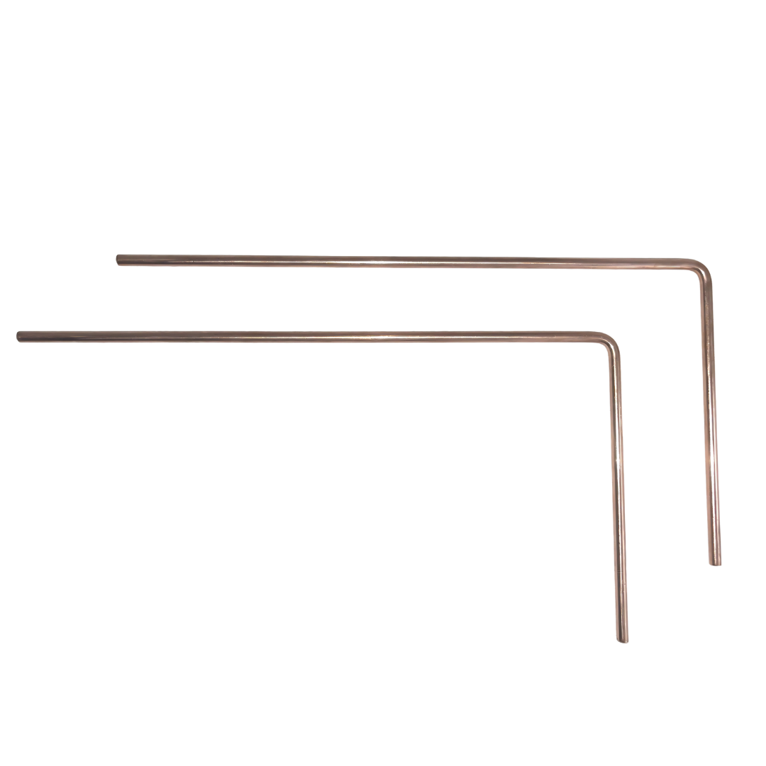 vastu mandir copper Dowsing Tools, vastu mandir L shape Dowsing rod, vastu dowsing rod for home and office, dowsing rod for vastu dosh, copper  dowsing rod without handle
