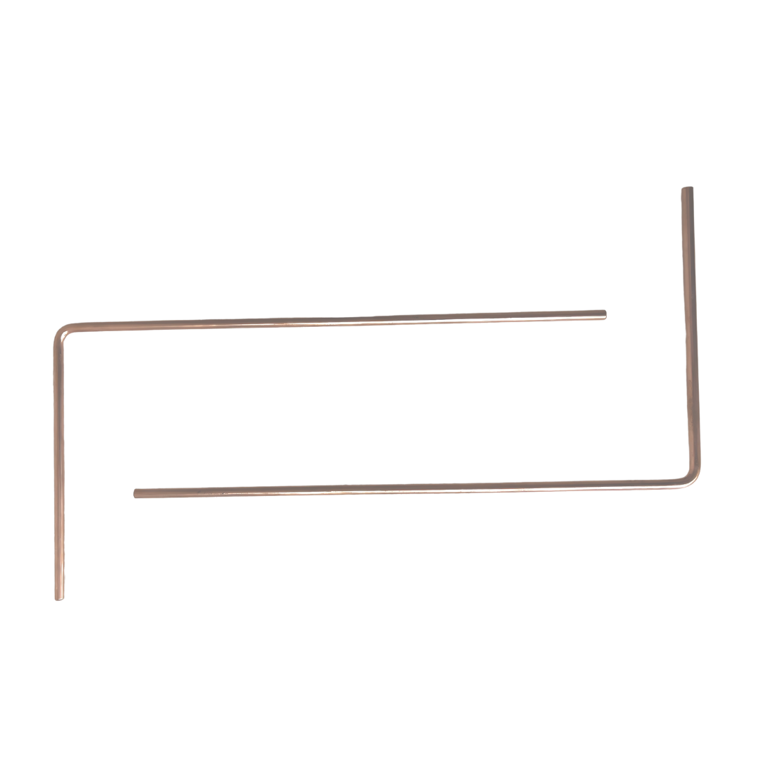 vastu mandir copper Dowsing Tools, vastu mandir L shape Dowsing rod, vastu dowsing rod for home and office, dowsing rod for vastu dosh, copper  dowsing rod without handle