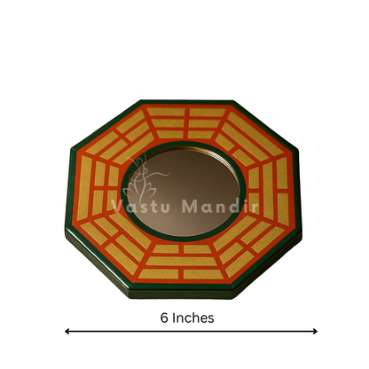Pakua Mirror (6 & 9 Inch) — Feng Shui & Vastu Protection from Negative Energy | Vastu Mandir