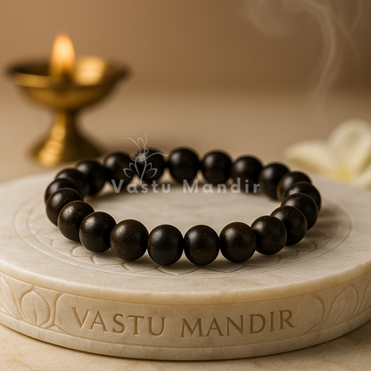 Natural Bronzite Crystal Bracelet – Vastu Remedy for Confidence, Stability & Inner Calm | 8mm Beads