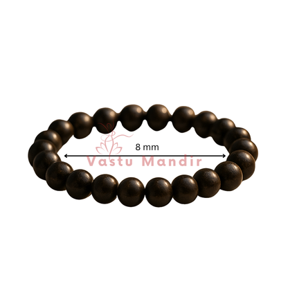 Natural Bronzite Crystal Bracelet – Vastu Remedy for Confidence, Stability & Inner Calm | 8mm Beads