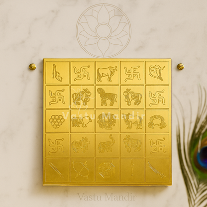 Premium Brass Manjusha Box (6 Inch & 9 Inch) for Brahmasthan & Vastu Dosh Correction — Sacred 45 Devta Energy Box for Wealth & Prosperity By Vastu Mandir