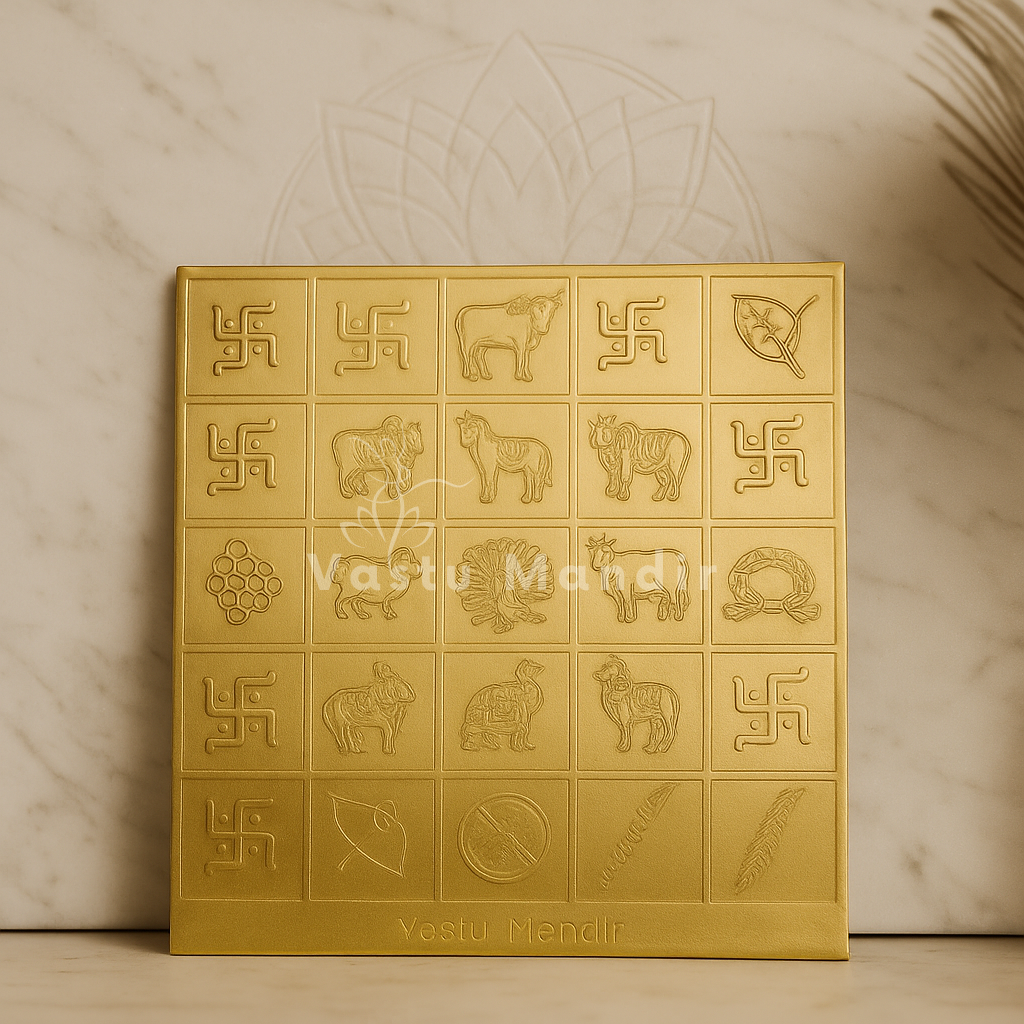 Premium Brass Manjusha Box (6 Inch & 9 Inch) for Brahmasthan & Vastu Dosh Correction — Sacred 45 Devta Energy Box for Wealth & Prosperity By Vastu Mandir