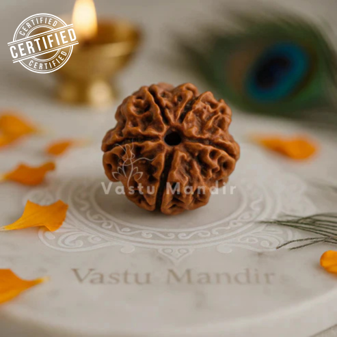5 Mukhi Rudraksha – Natural Five Face Rudraksha Bead for Health, Peace & Spiritual Growth by Vastu Mandir
