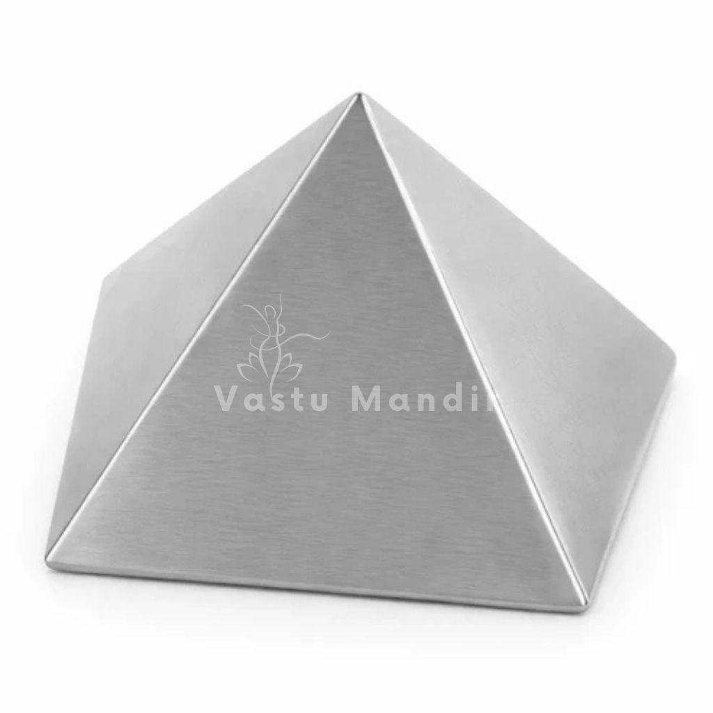 Premium Tri-Dhatu Hollow Pyramid – Vastu Remedy for Protection, Energy Balance & Prosperity by Vastu Mandir