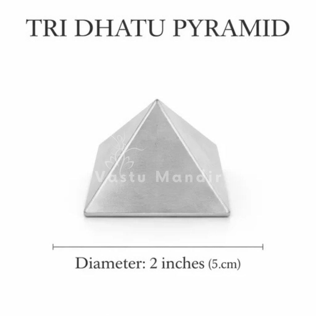 Premium Tri-Dhatu Hollow Pyramid – Vastu Remedy for Protection, Energy Balance & Prosperity by Vastu Mandir