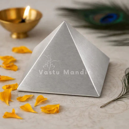 Premium Tri-Dhatu Hollow Pyramid – Vastu Remedy for Protection, Energy Balance & Prosperity by Vastu Mandir
