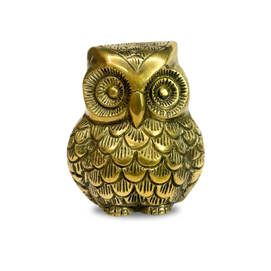 vastu mandir owl, vastu mandir brass owl, vastu mandir brass idol, brass items, home decor, table showpiece 