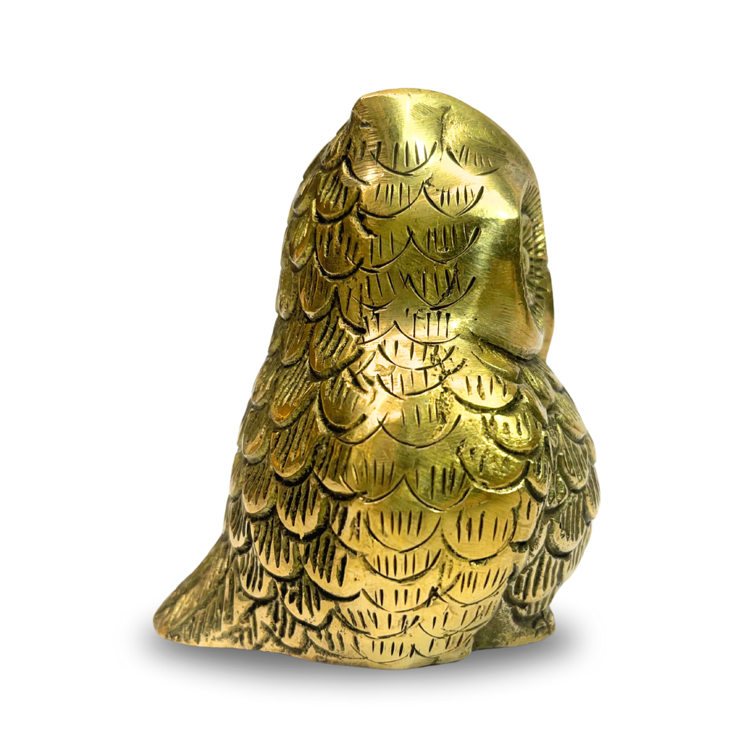 vastu mandir owl, vastu mandir brass owl, vastu mandir brass idol, brass items, home decor, table showpiece 