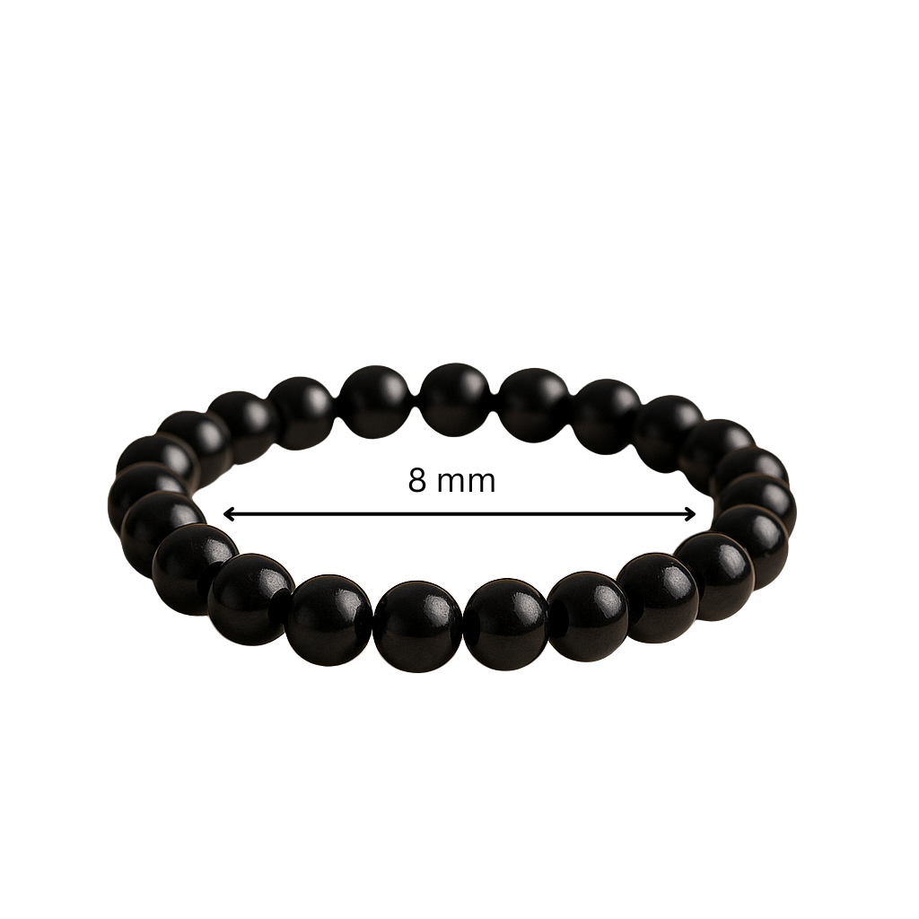 Premium Natural Garnet 8mm Bead Bracelet for Strength, Vitality & Protection