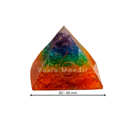Crystal 7 Chakra Energy Pyramid – Vastu Remedy