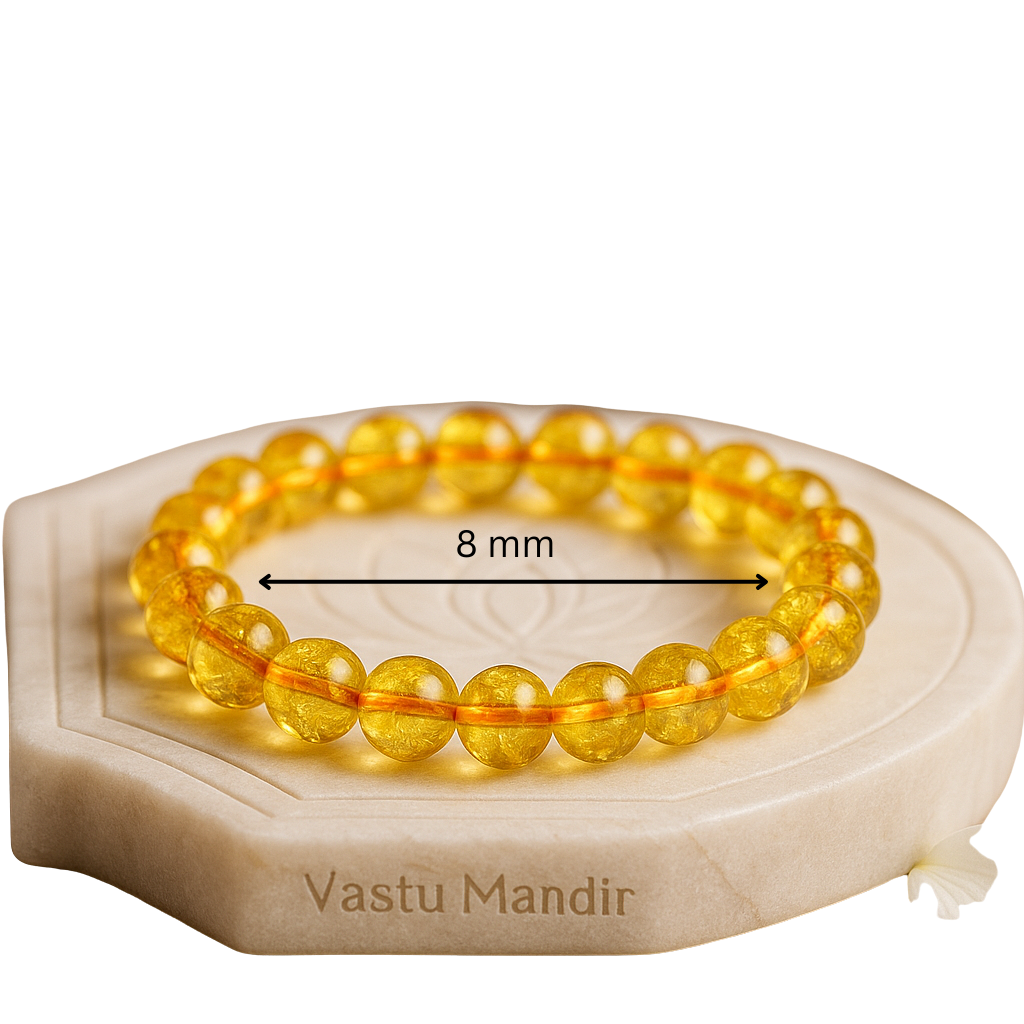 Premium Citrine 8mm Beads – Positive Energy & Focus