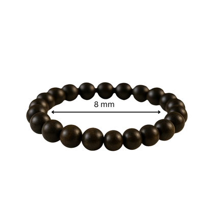 Bronzite Crystal Bracelet (8mm Beads) – Confidence, Stability & Calm