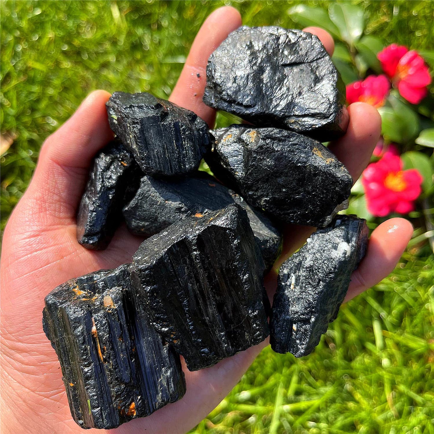 BLACK TOURMALINE RAW STONE (100gm)