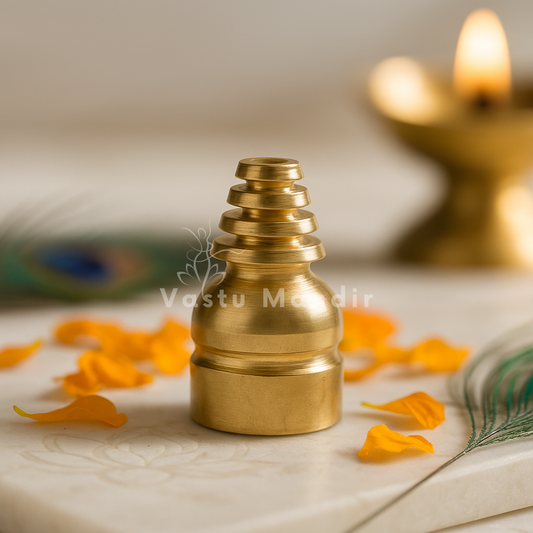 BRASS CONE STUD