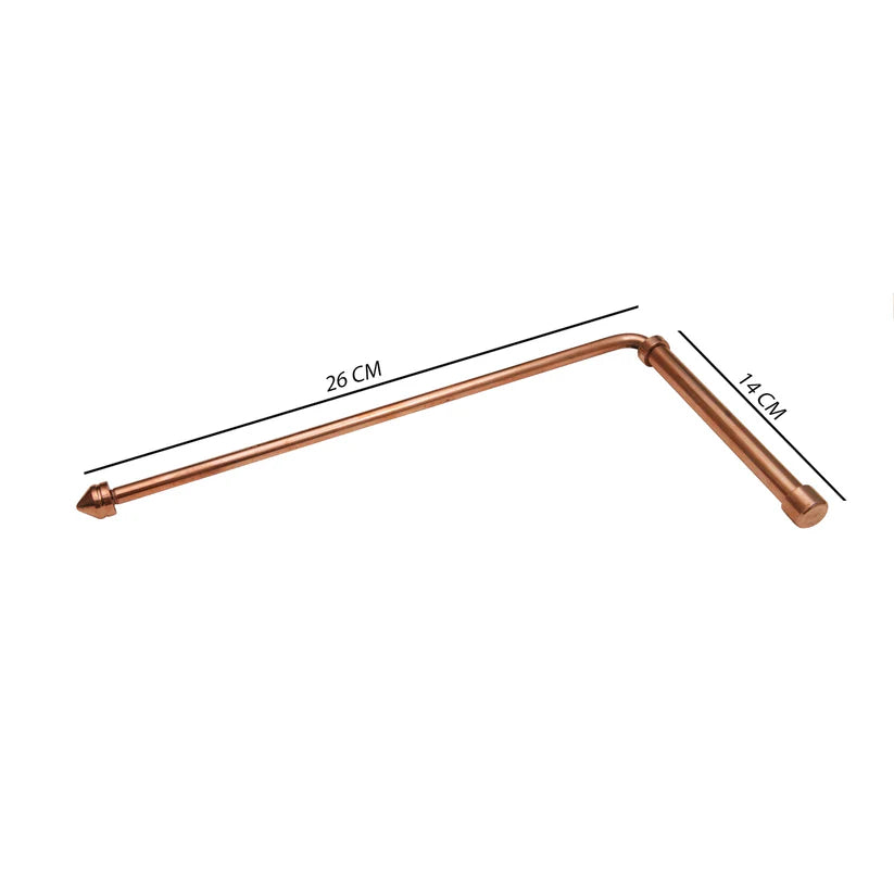 vastu mandir copper Dowsing Tools, vastu mandir L shape Dowsing rod, vastu dowsing rod for home and office, dowsing rod for vastu dosh, copper  dowsing rod with copper handle