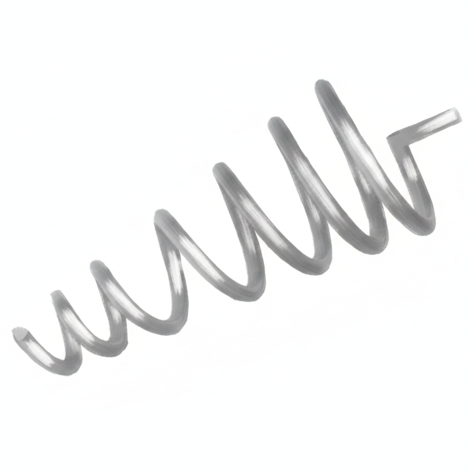 Aluminium Vastu Spring on a white background