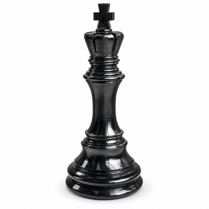 Commanding King Resin Sculpture Vastu Remedy for Leadership Authority, Strategic Thinking and Professional Success for Office Desk and Boardroom Decor | 12 x 41 cm | 1 kg