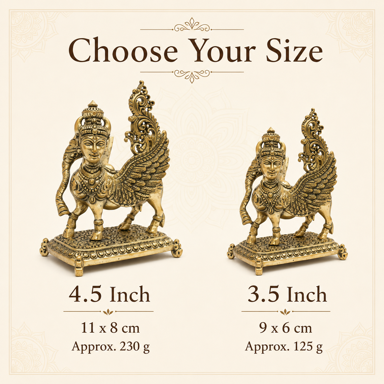 Flying Kamdhenu Cow Idol | Vastu Remedy for Prosperity, Abundance & Harmony | 2 Sizes