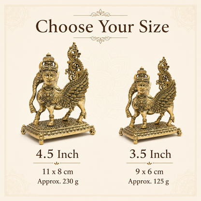 Flying Kamdhenu Cow Idol | Vastu Remedy for Prosperity, Abundance & Harmony | 2 Sizes