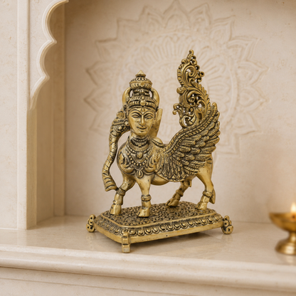 Flying Kamdhenu Cow Idol | Vastu Remedy for Prosperity, Abundance & Harmony | 2 Sizes