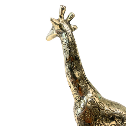 vastu mandir giraffe, vastu brass idol, brass items, premium giraffe statue in brass metal idol for vastu, home decor, table showpiece, 100% PURE METAL VASTU AND HOME DECOR ITEMS