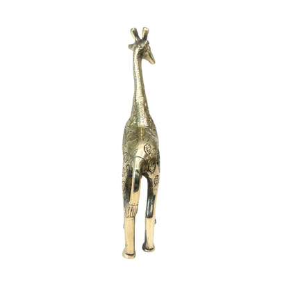 vastu mandir giraffe, vastu brass idol, brass items, premium giraffe statue in brass metal idol for vastu, home decor, table showpiece, 100% PURE METAL VASTU AND HOME DECOR ITEMS