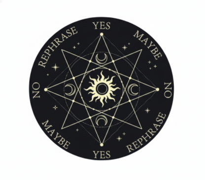 Premium Surya (Sun) Dowsing Board (6" & 9") for Vastu Remedy & Solar Energy Activation — East Direction Pendulum Chart for Authority, Career Success & Father Healing Vastu Remedy By Vastu Mandir