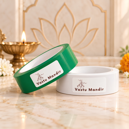 Vastu Waterproof Multicolor Tape – Vastu Remedy for Entrance & Toilet Defects | Ideal for Quick Zone Corrections | 1-4 Inch Wide Options | 16 Meter | 2 Rolls