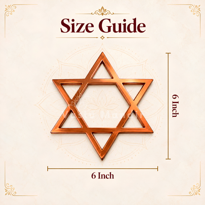 Copper Star Helix – Vastu Remedy for North-East Direction Correction | Spiritual Zone Activation | 4 & 6 Inch
