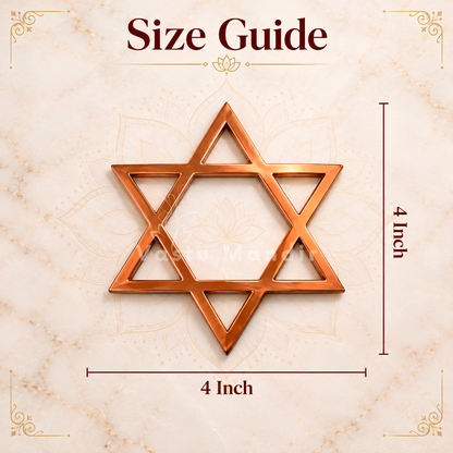 Copper Star Helix – Vastu Remedy for North-East Direction Correction | Spiritual Zone Activation | 4 & 6 Inch