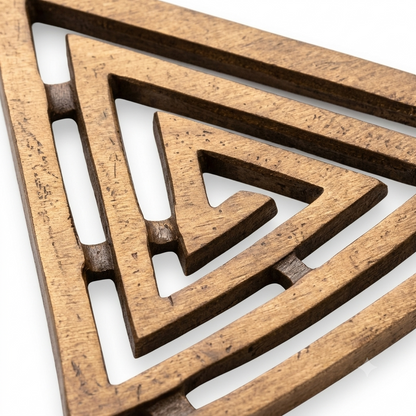 Copper Triangle Helix – Vastu Remedy for South-East Direction Correction | Kitchen & Main Door Balance | 4 & 6 Inch