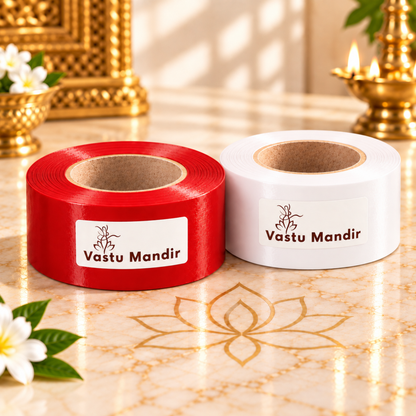 Vastu Waterproof Multicolor Tape – Vastu Remedy for Entrance & Toilet Defects | Ideal for Quick Zone Corrections | 1-4 Inch Wide Options | 16 Meter | 2 Rolls