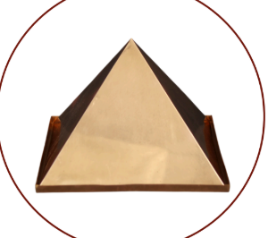 Premium Hollow Copper Pyramid – 100% Pure Copper Vastu Energy Corrector for Home, Office & Healing by Vastu Mandir