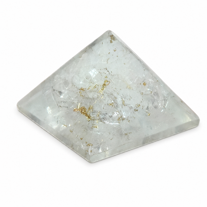 Natural Selenite Pyramid | Vastu Remedy for Mental Clarity, Space Purification & Calm Energy | 1 Inch | 15 g