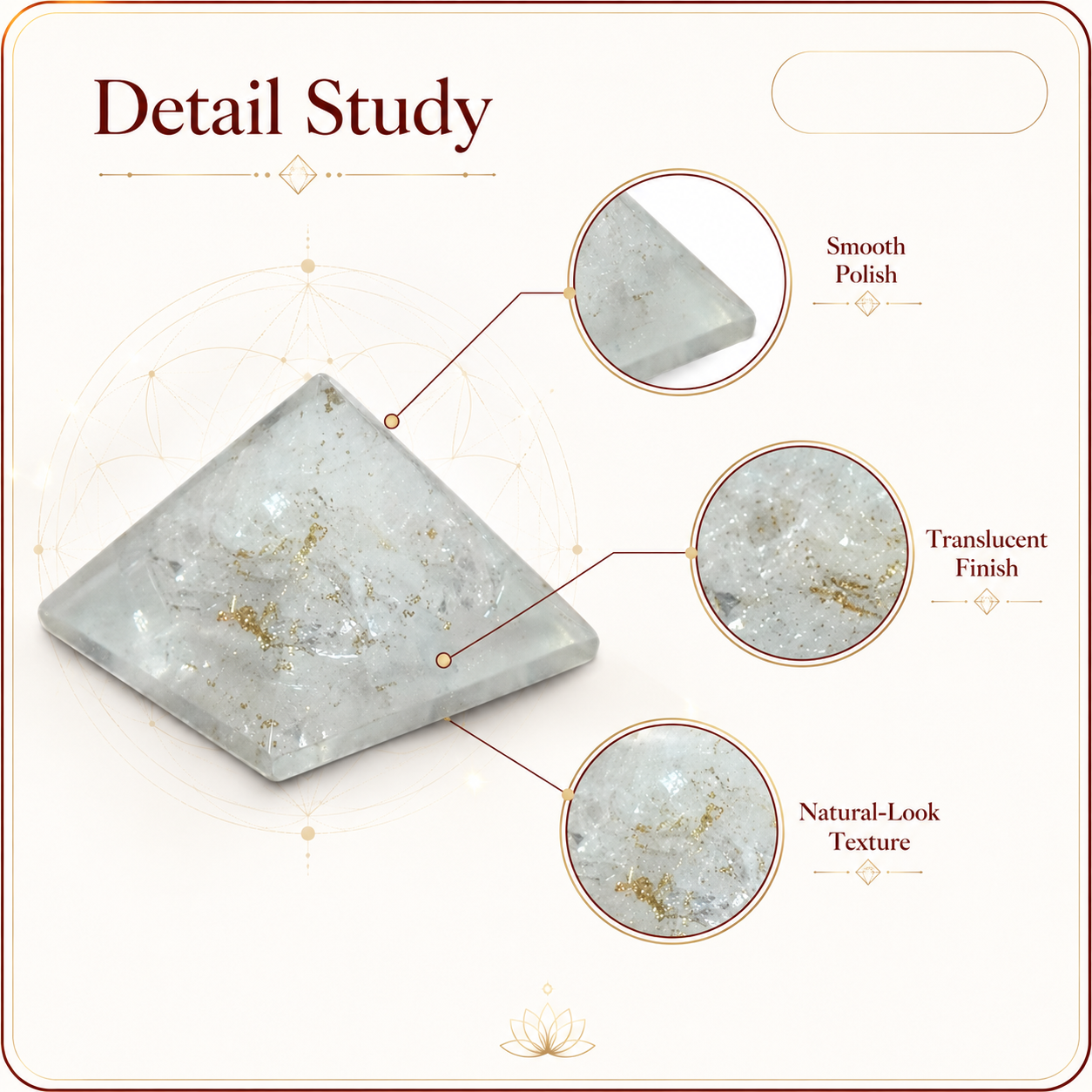 Natural Selenite Pyramid | Vastu Remedy for Mental Clarity, Space Purification & Calm Energy | 1 Inch | 15 g