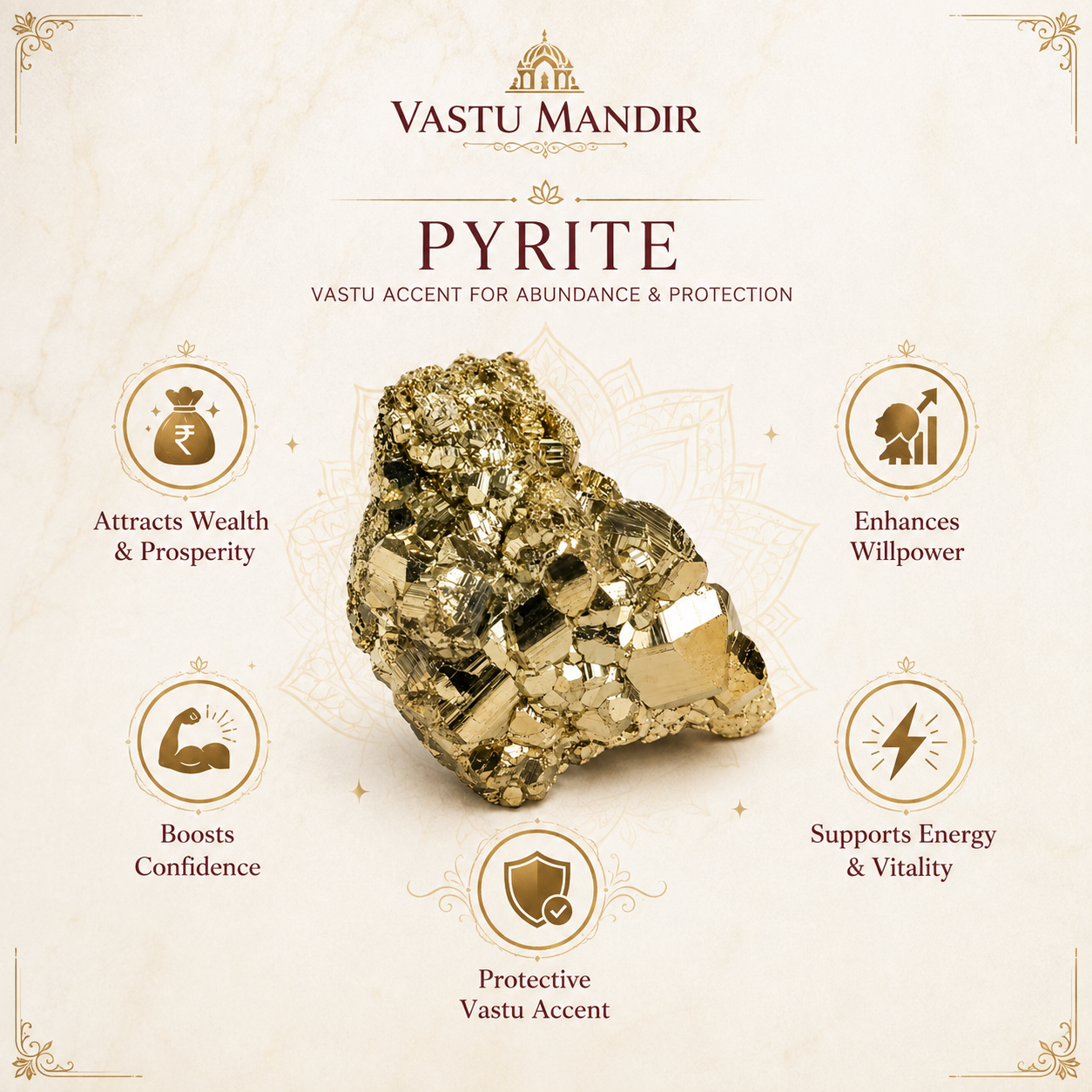 RAW Pyrite Stone | (Single Stone)