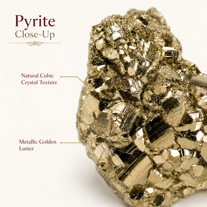 RAW Pyrite Stone | (Single Stone)