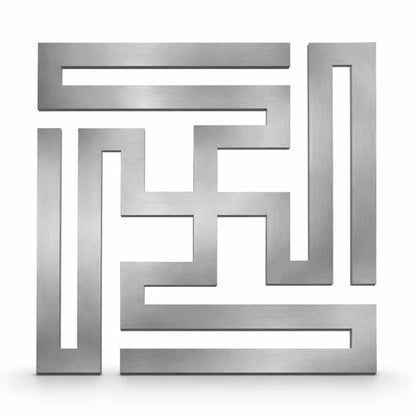 Tri Dhatu Nandavrat Swastik Yantra on a white background